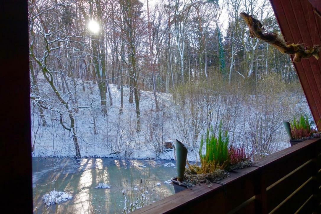 Haus Am Wald Klingberg Apartamento Exterior foto